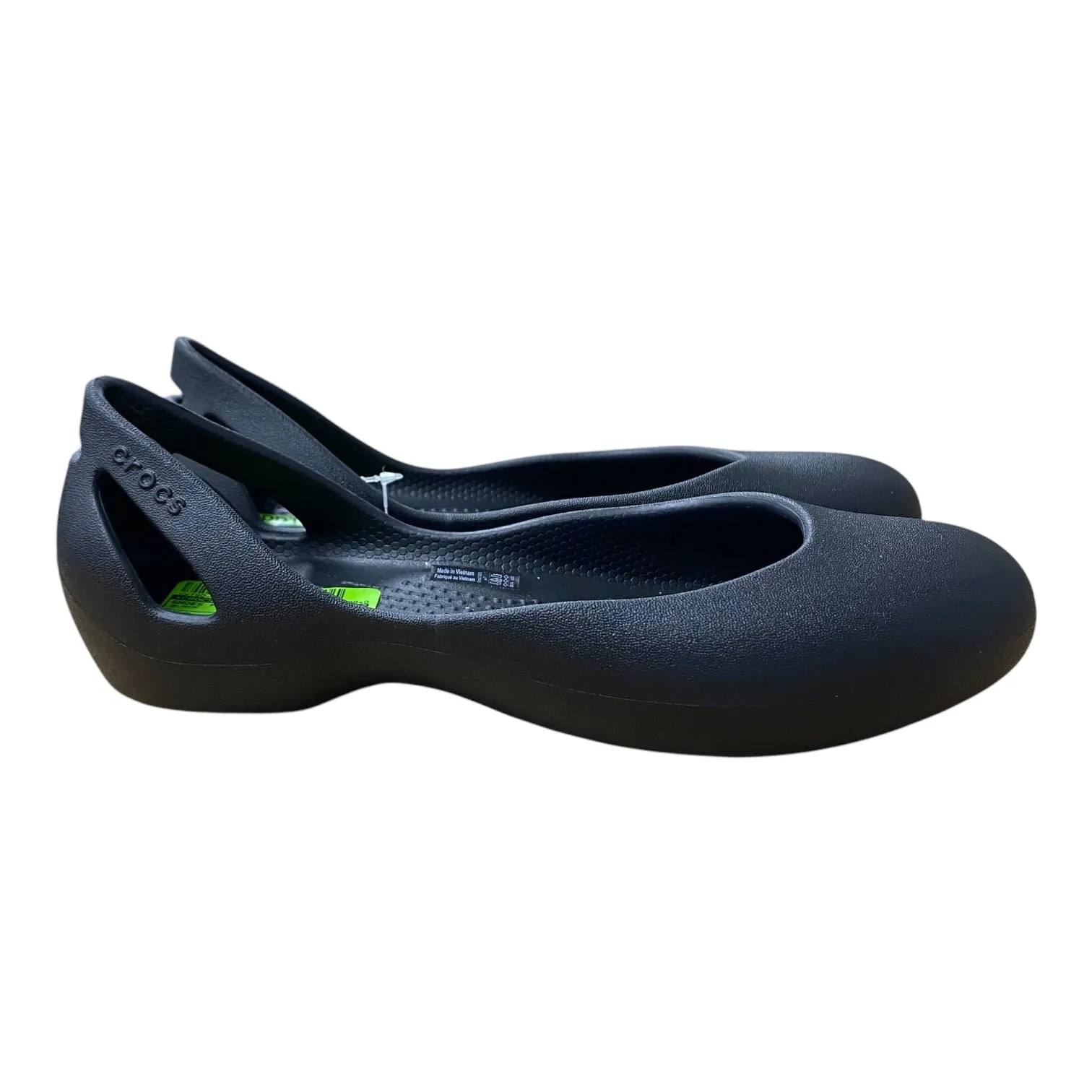 Shoes Flats By Crocs In Black, Size:7 crocs
