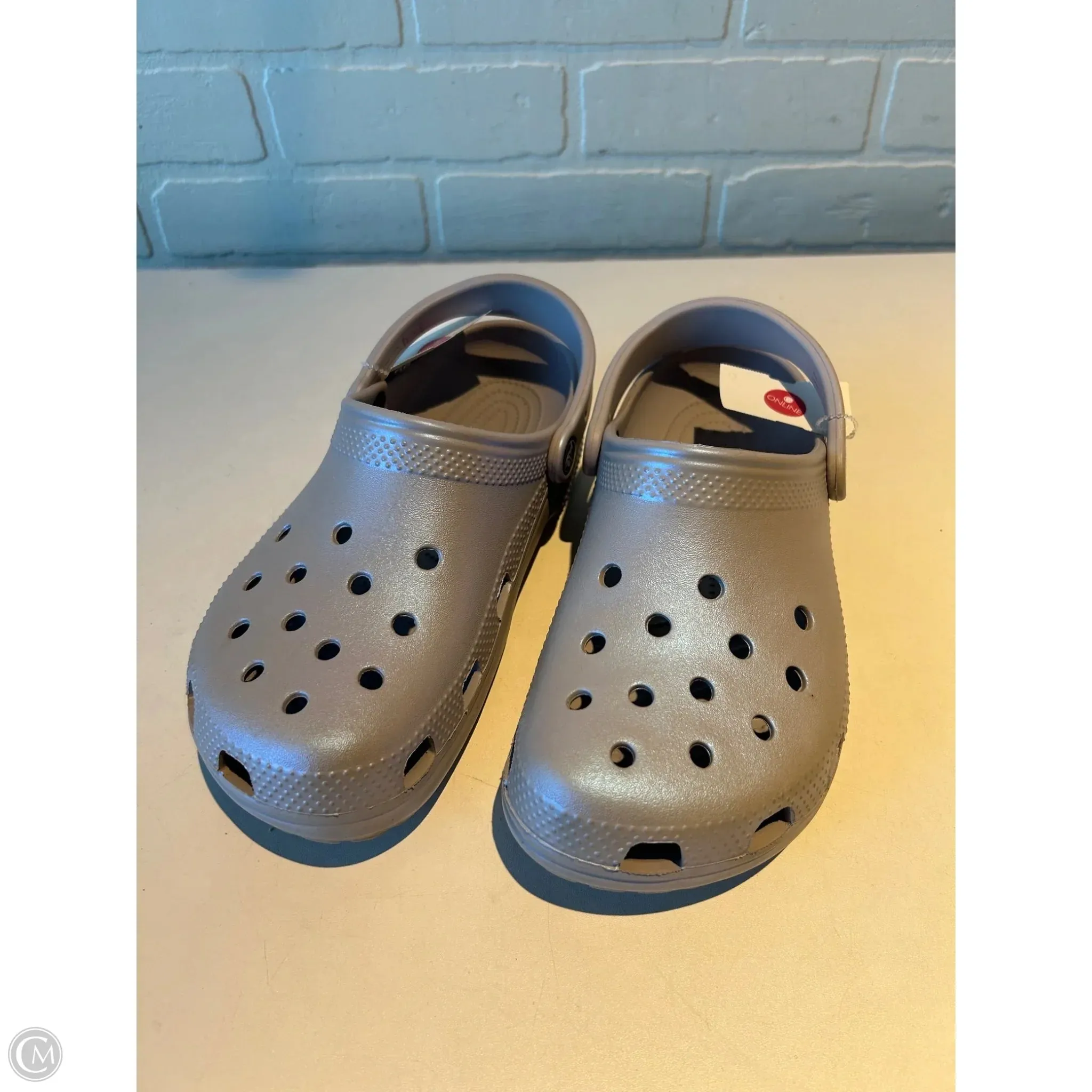 Shoes Flats By Crocs In Purple, Size: 8 crocs