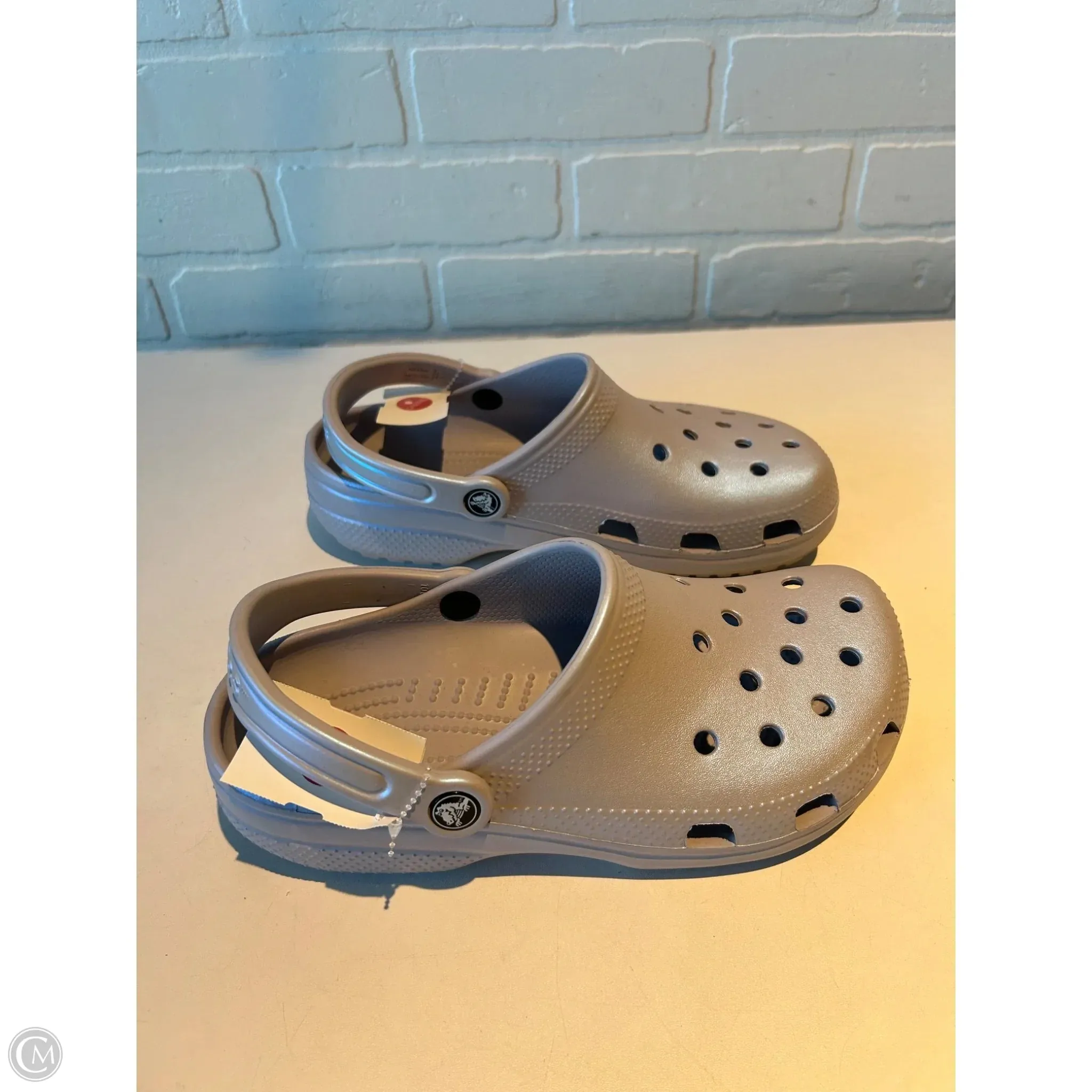Shoes Flats By Crocs In Purple, Size: 8 crocs