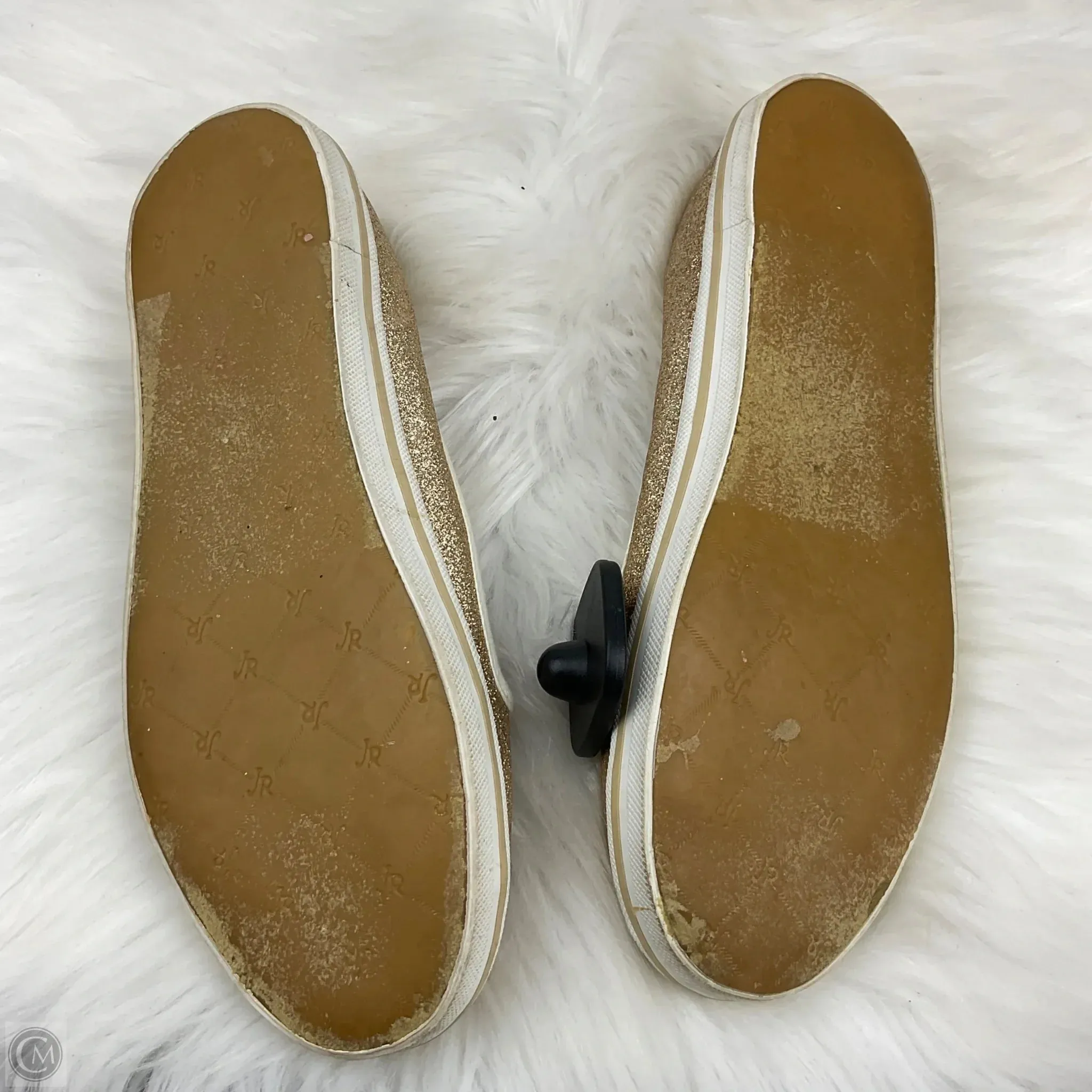 Shoes Flats By Jack Rogers In Gold, Size: 8