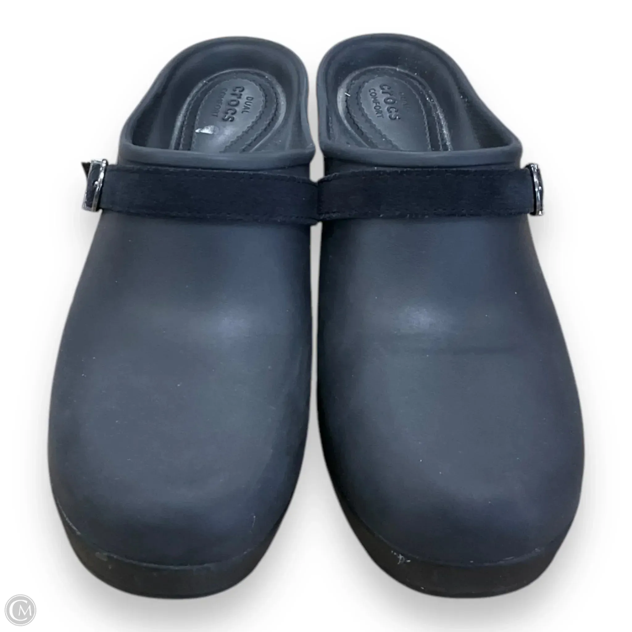 Shoes Heels Block By Crocs In Black, Size: 9 crocs