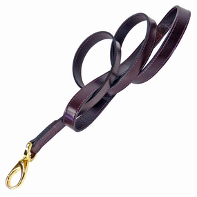 Signature Collection Dog Leash Bordeaux/Gold dog mixer,pet meal booster