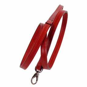 Signature Collection Dog Leash Ferrari Red/Nickel dog mixer,pet meal booster