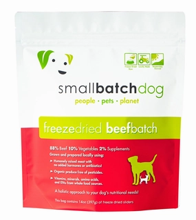 Small Batch Freeze Dried Beef Sliders Dog Food