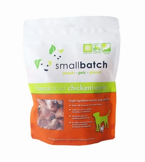 Small Batch Freeze Dried Chicken Hearts Cat & Dog Treats small breed food,tiny dog food