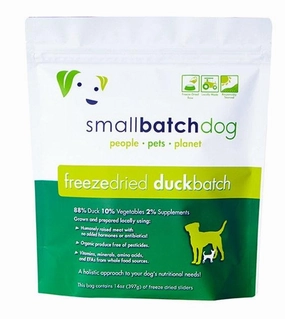 Small Batch Freeze Dried Duck Sliders Dog Food small breed food,tiny dog food