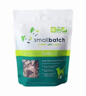 Small Batch Freeze Dried Lamb Hearts Cat & Dog Treats small breed food,tiny dog food