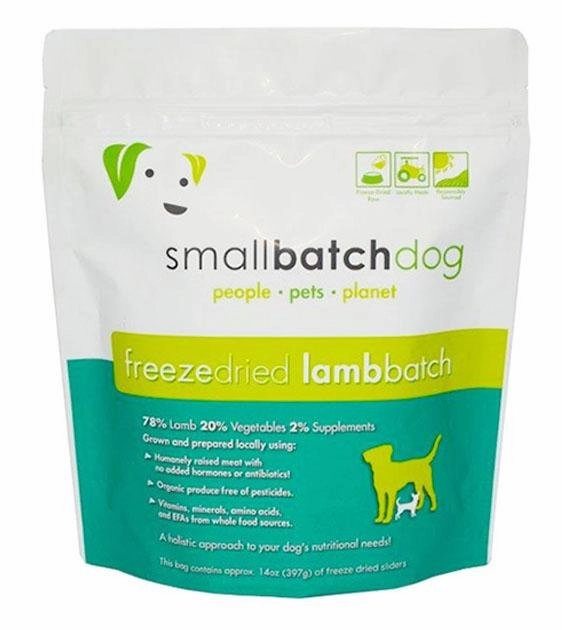 Small Batch Freeze Dried Lamb Sliders Dog Food freeze-dried dog food,lightweight pet food
