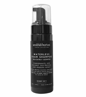 smith&burton Delicately Scented Waterless Foam Shampoo (Pomegranate, Kiwi, Coconut, Silk Protein, and Manuka Honey) for Dogs and Cats dog shampoo,bathing supplies