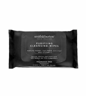 smith&burton Purifying Cleansing Wipes (Manuka Honey, Cucumber, Coconut and Vitamin E) interactive dog toy,tech pet toy