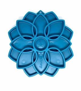 SodaPup Enrichment Feeding Tray For Dogs (Blue Mandala) dog bowl,pet feeder