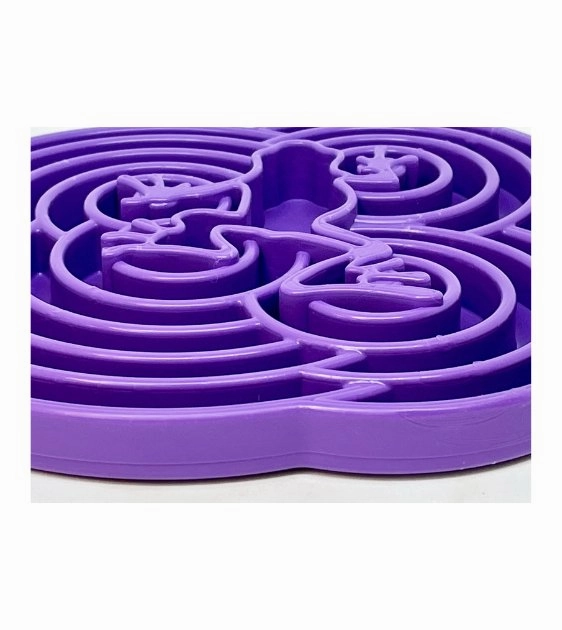 SodaPup Enrichment Feeding Tray For Dogs (Purple Water Frog)