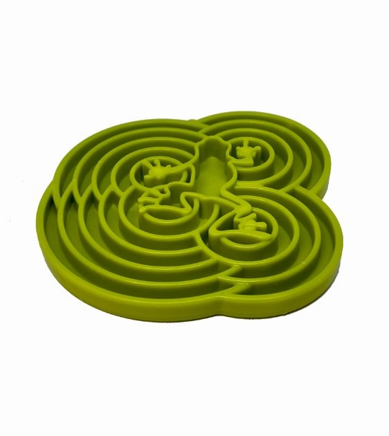 SodaPup Enrichment Feeding Tray For Dogs (Purple Water Frog)