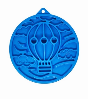 SodaPup Ultra-Durable Enrichment Snacking Coin For Dogs (Round / Blue Air) large breed food,big dog food