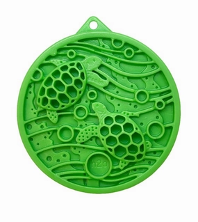 SodaPup Ultra-Durable Enrichment Snacking Coin For Dogs (Round / Green Water) large breed food,big dog food