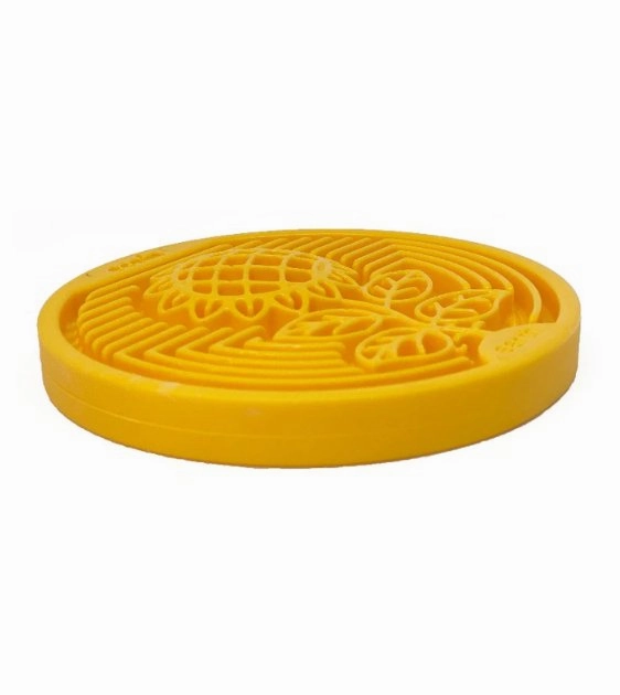 SodaPup Ultra-Durable Enrichment Snacking Coin For Dogs (Round / Yellow Earth)