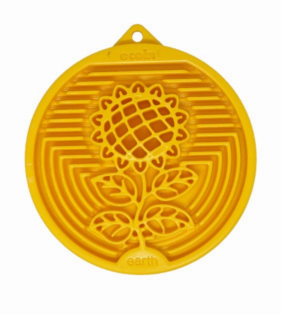 SodaPup Ultra-Durable Enrichment Snacking Coin For Dogs (Round / Yellow Earth) large breed food,big dog food