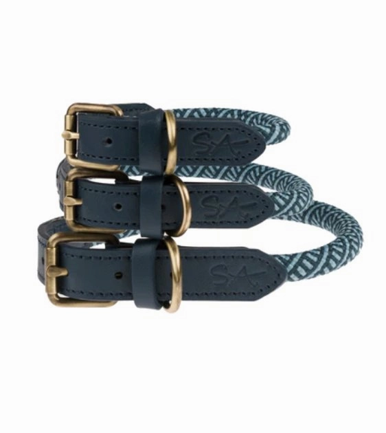 Sophie Allport Rope Collar (Teal)