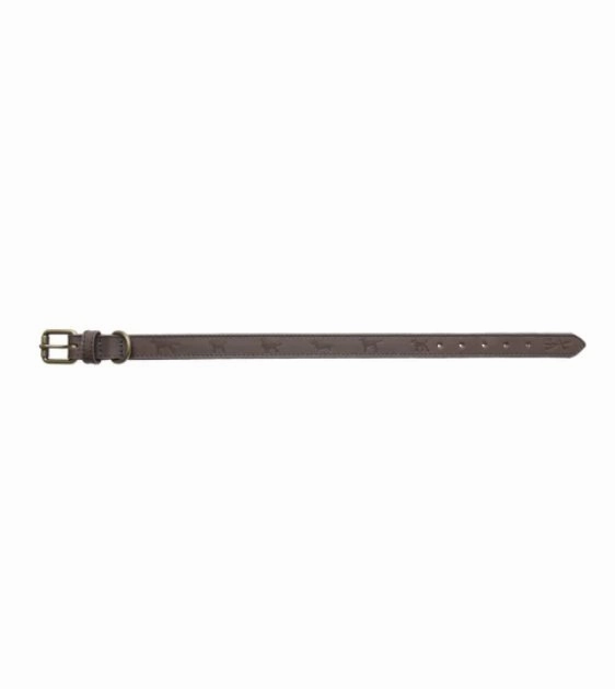 Sophie Allport Woof Leather Dog Collar