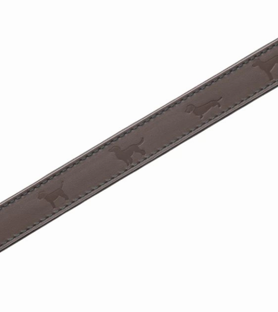 Sophie Allport Woof Leather Dog Collar