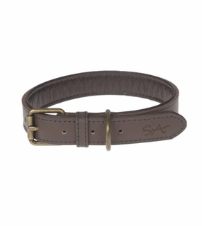 Sophie Allport Woof Leather Dog Collar dog charms,dog ID