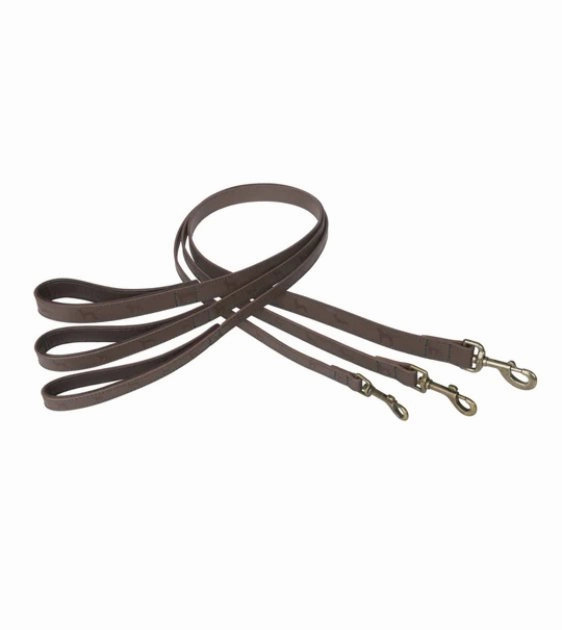 Sophie Allport Woof Leather Dog Lead