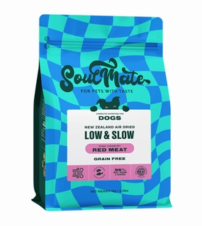 SoulMate LOW & SLOW Grain Free Air Dried Dog Food (High Country Red Meat) air-dried dog food,dehydrated dog food