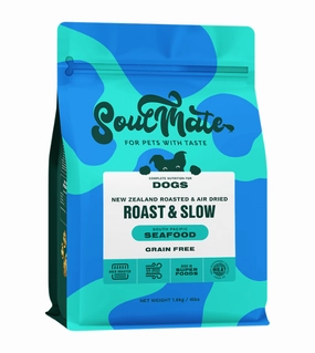 SoulMate ROAST & SLOW Grain Free Roasted & Air Dried Dog Food (South Pacific Seafood) air-dried dog food,dehydrated dog food
