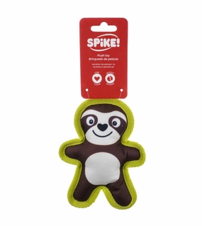 Spike! Canvas Sloth Plush Dog Toy wet dog food,moist dog food
