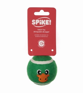 Spike! Chew and Fetch Duck Tennis Ball Dog Toy wet dog food,moist dog food