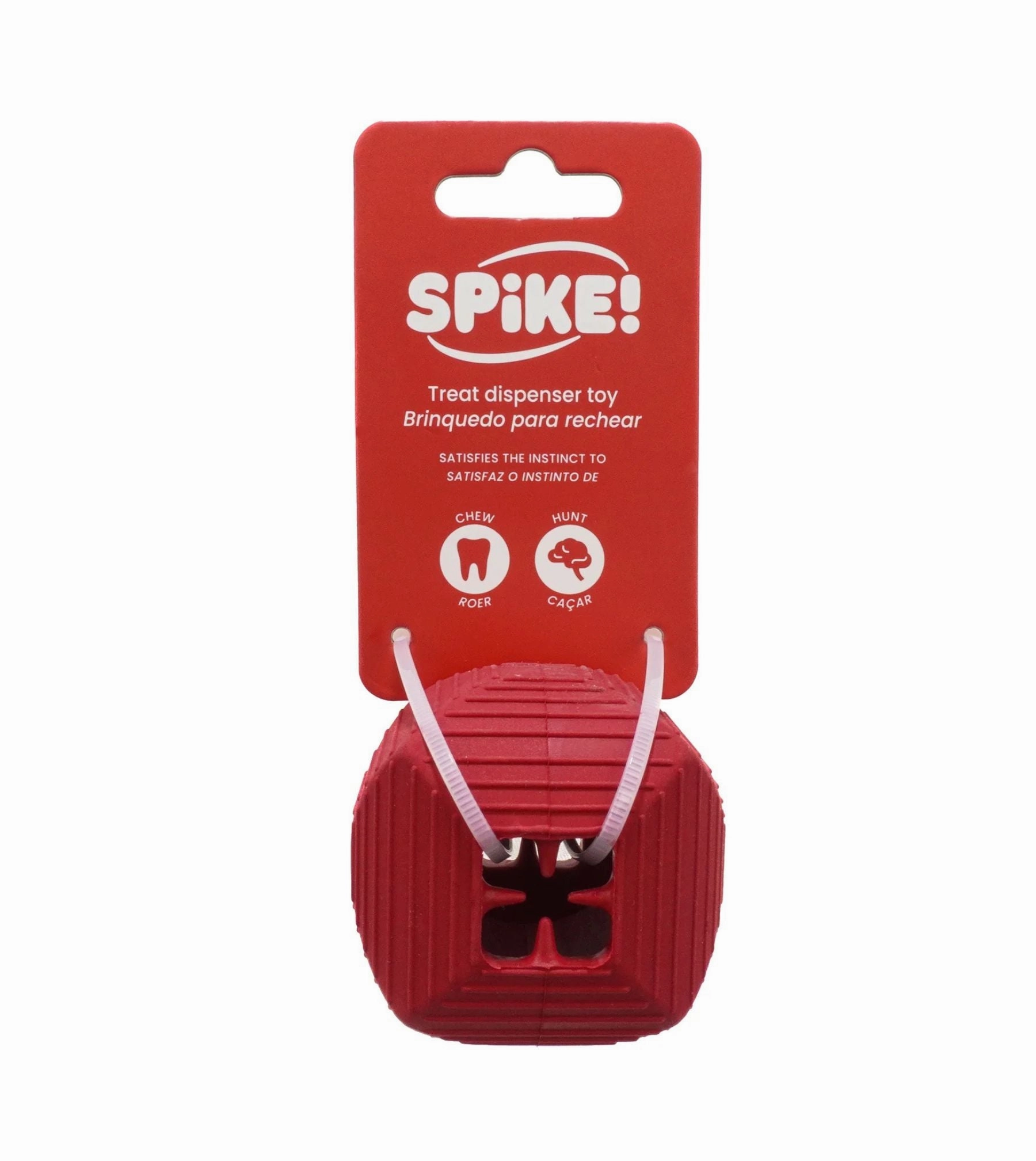 Spike! Chew and Fetch Treat Cube Treat Dispensing Dog Toy wet dog food,moist dog food