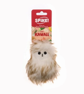 Spike! Kawaii Barn Owl Plush Dog Toy wet dog food,moist dog food