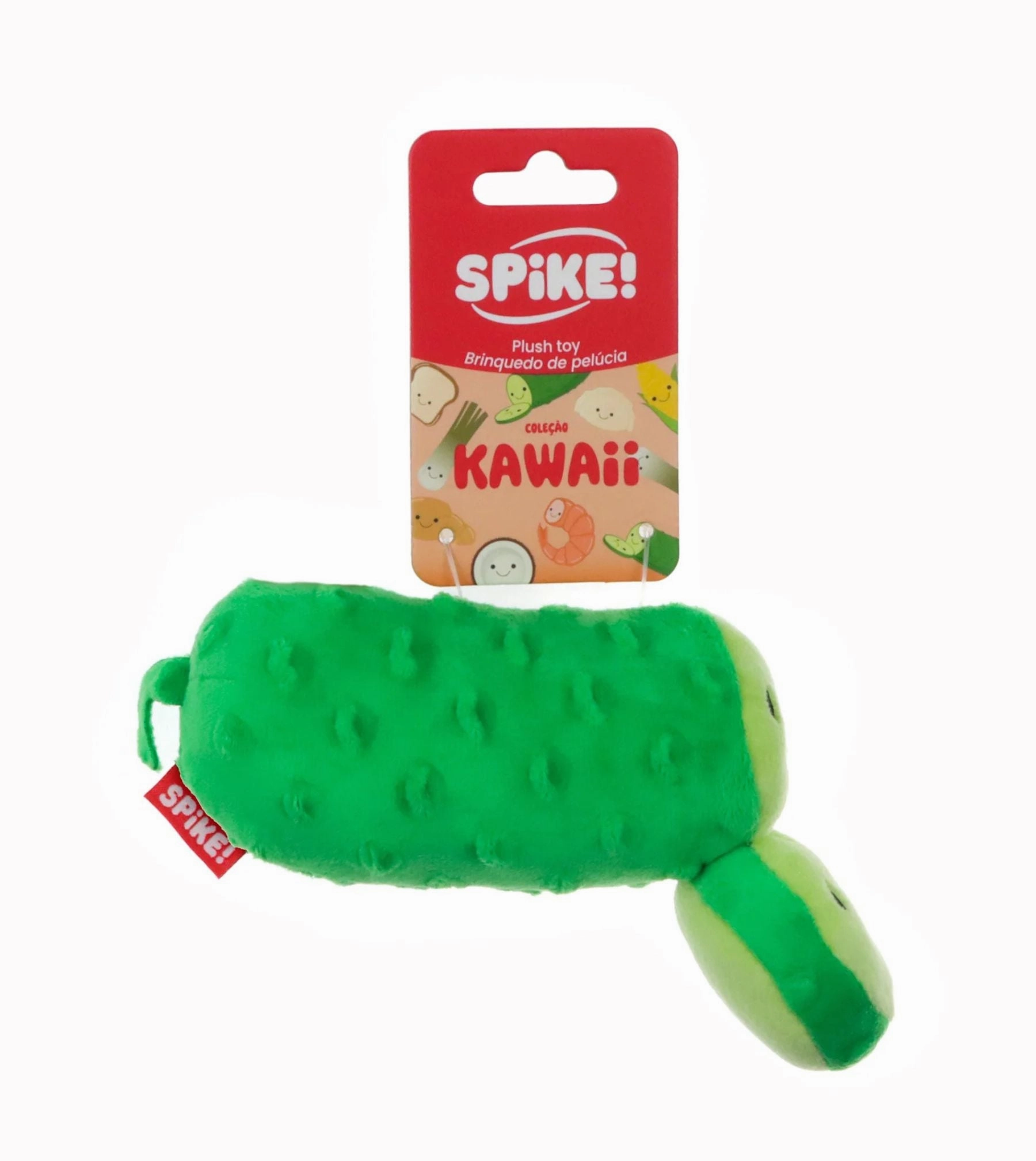 Spike! Kawaii Cucumber Plush Dog Toy wet dog food,moist dog food