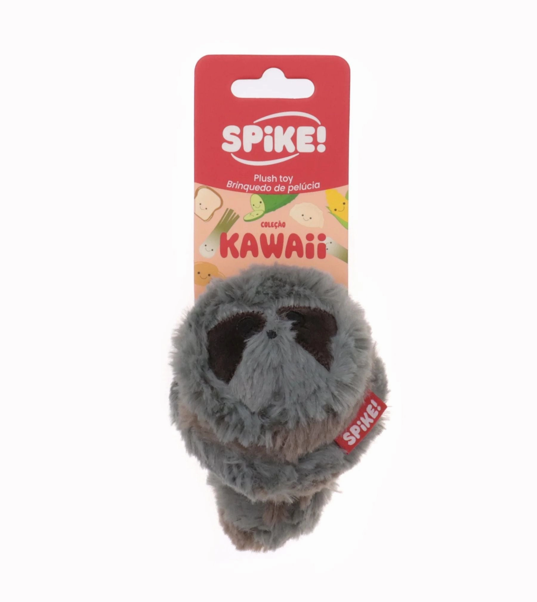 Spike! Kawaii Raccoon Plush Dog Toy wet dog food,moist dog food