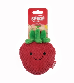 Spike! Kawaii Strawberry Plush Dog Toy wet dog food,moist dog food