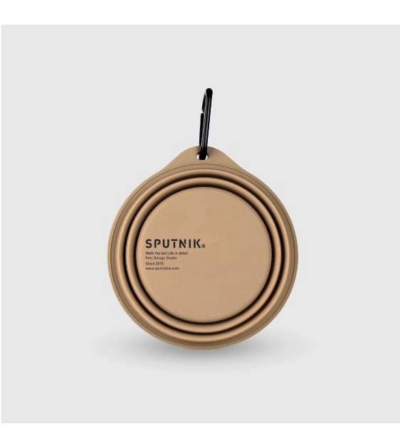 Sputnik Collapsible (Nude) Travel Dog Bowl dog bowl,pet feeder