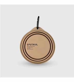 Sputnik Collapsible (Nude) Travel Dog Bowl dog bowl,pet feeder