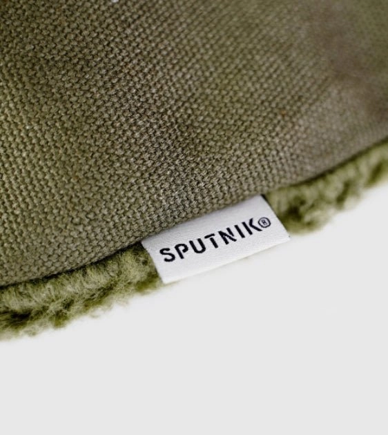 Sputnik Military (Green) Reversible Pillow Pet Bed