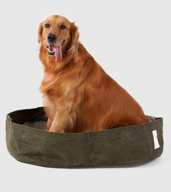 Sputnik Military (Green) Reversible Pillow Pet Bed