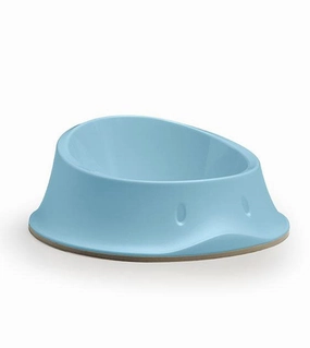Stefanplast Anti-Slip Chic Cat & Dog Bowl (Caribbean Blue) dog bowl,pet feeder