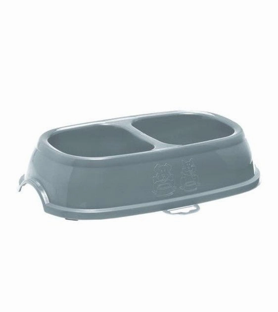 Stefanplast Break 11 Double Bowl (Powdered Blue) Cats & Dogs small breed food,tiny dog food