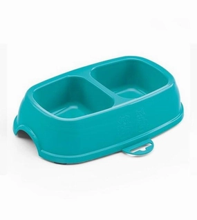 Stefanplast Break 13 Double Bowl (Blue) Cats & Dogs small breed food,tiny dog food