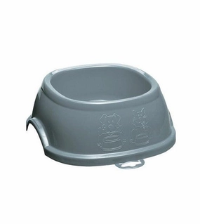 Stefanplast Break 2 Square Cat & Dog Bowl (Powdered Blue) small breed food,tiny dog food