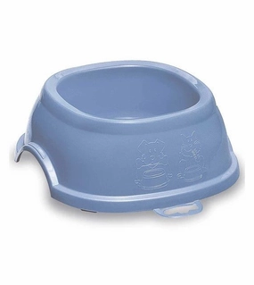 Stefanplast Break 3 Square Cat & Dog Bowl (Blue) dog bowl,pet feeder