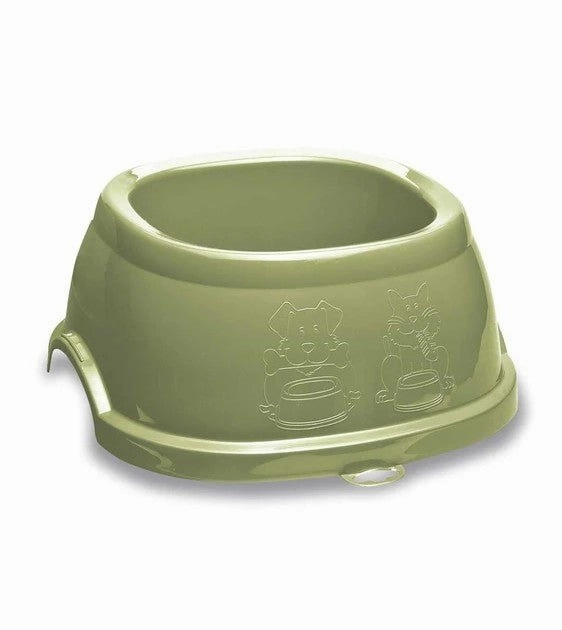 Stefanplast Break 4 Square Cat & Dog Bowl (Green) large breed food,big dog food