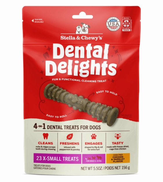 Stella & Chewy's Dental Delights Dog Chews dog skin care,coat supplements