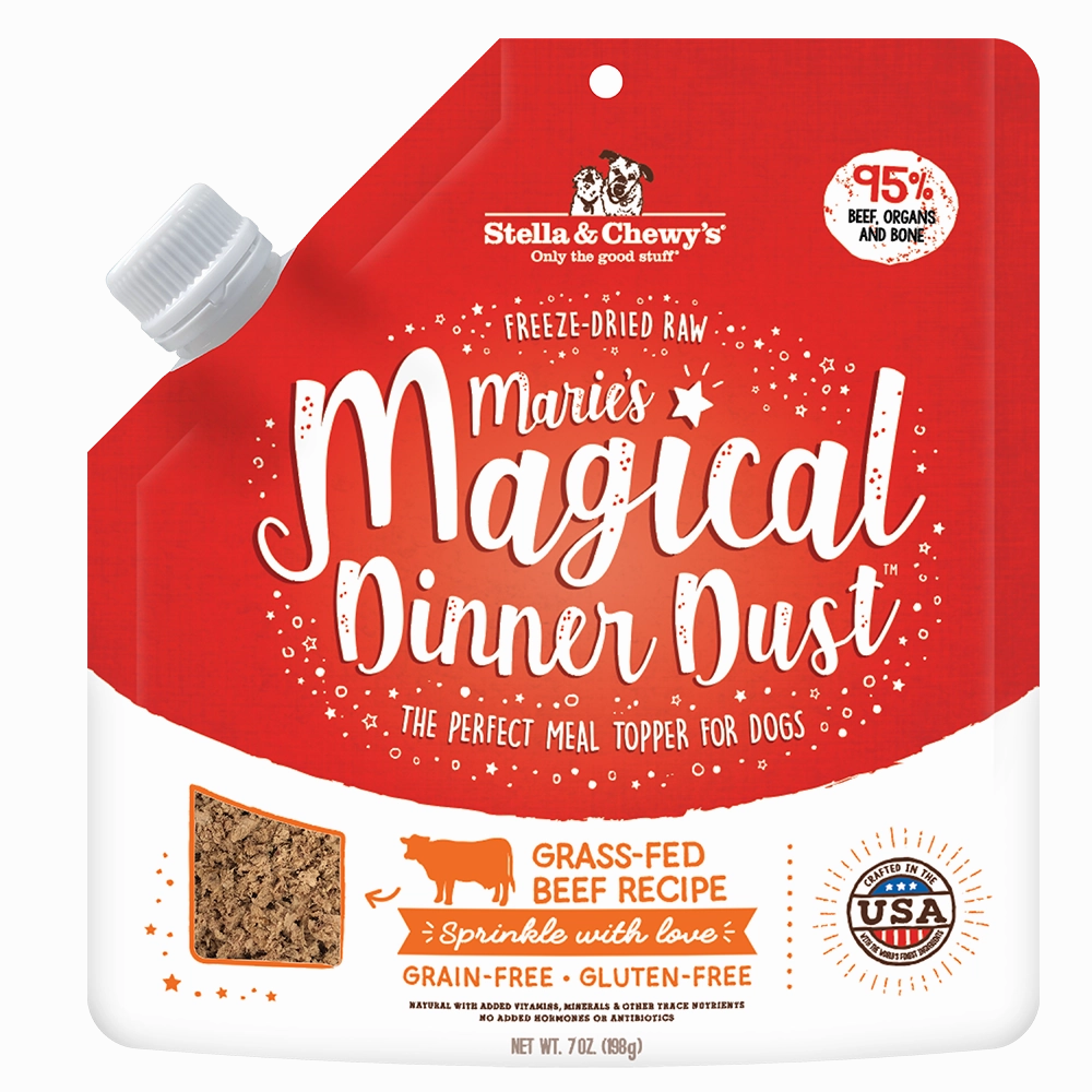 Stella & Chewy's Dog Marie's Magical Dinner Dust - Grass-Fed Beef Recipe 7oz