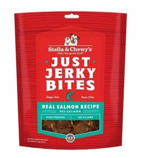 Stella & Chewy's Just Jerky Bites (Salmon) Dog Treats dog skin care,coat supplements