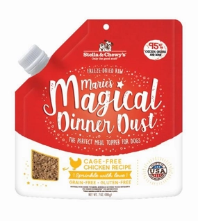 Stella & Chewy's Marie's Magical Dinner Dust (Cage-Free Chicken) Freeze Dried Raw Dog Food Topper dog multipurpose item,all-in-one pet tool