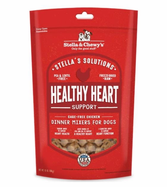 Stella & Chewy's Stella's Solutions (Healthy Heart Support) Chicken Freeze-Dried Raw Dog Food dog skin care,coat supplements